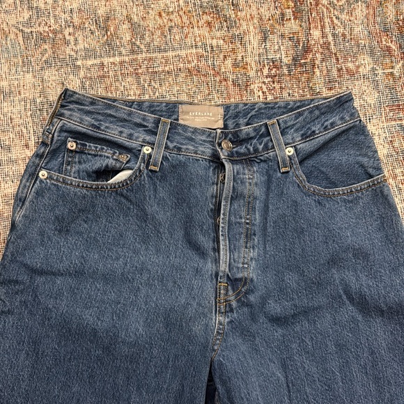 Everlane Curvy 90’s Cheeky Straight Jean - Deep Atlantic - Picture 6 of 8